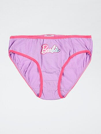 Set di 3 slip 'Barbie' in cotone
