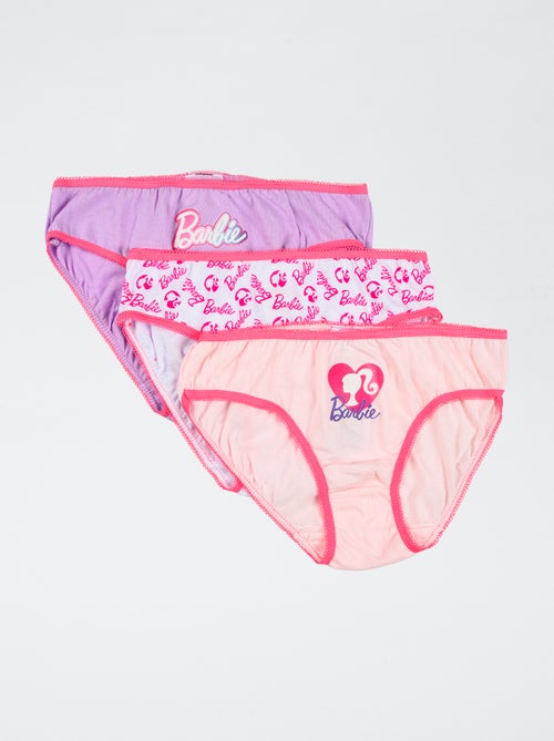Set di 3 slip 'Barbie' in cotone - Kiabi Set di 3 slip 'Barbie' in cotone - Kiabi