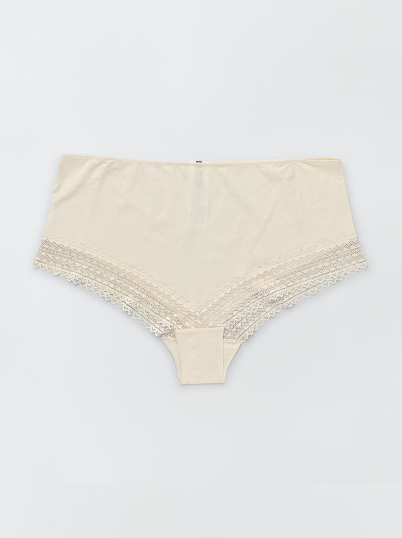 Set di 3 slip BEIGE - Kiabi