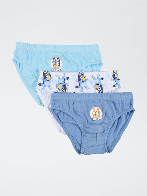 Set di 3 slip 'Bluey' in cotone - Kiabi