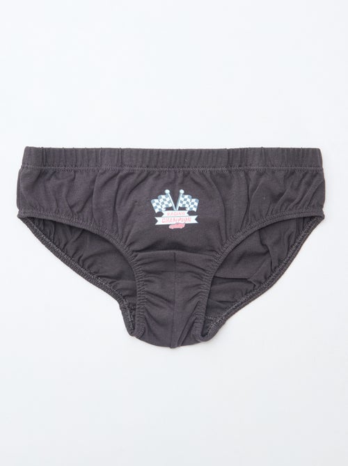 Set di 3 slip 'Cars' in cotone - Kiabi