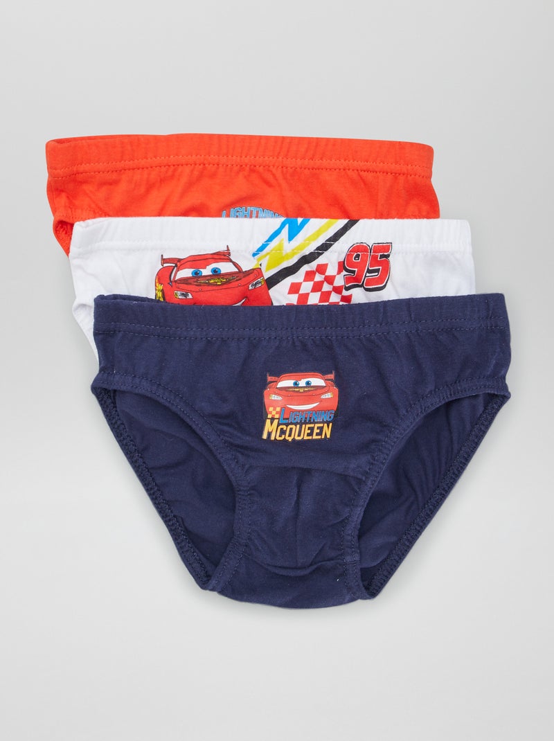 Set di 3 slip 'Cars' MARRONE - Kiabi