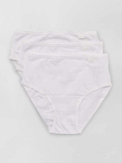 Set di 3 slip classici 'Sans Complexe' - Kiabi