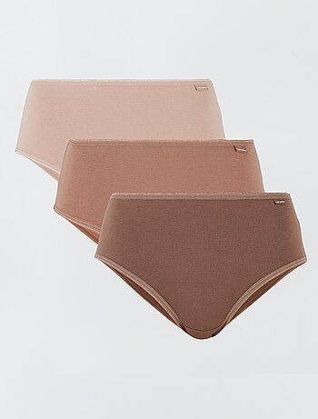 Set di 3 slip classici 'Sans Complexe'