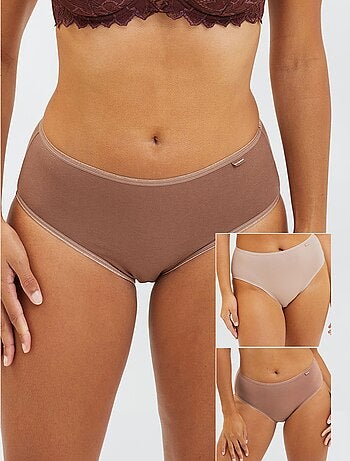 Set di 3 slip classici 'Sans Complexe'