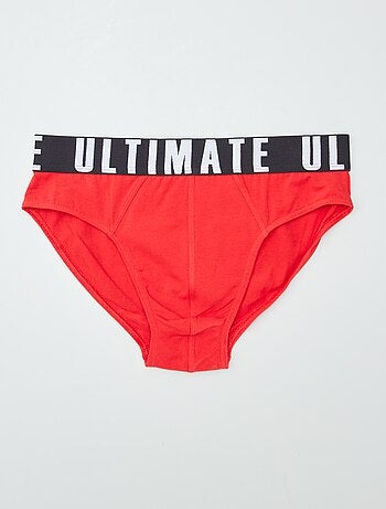 Set di 3 slip con stampa