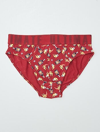 Set di 3 slip con stampa