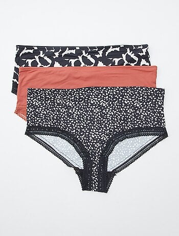 Set di 3 slip con stampa