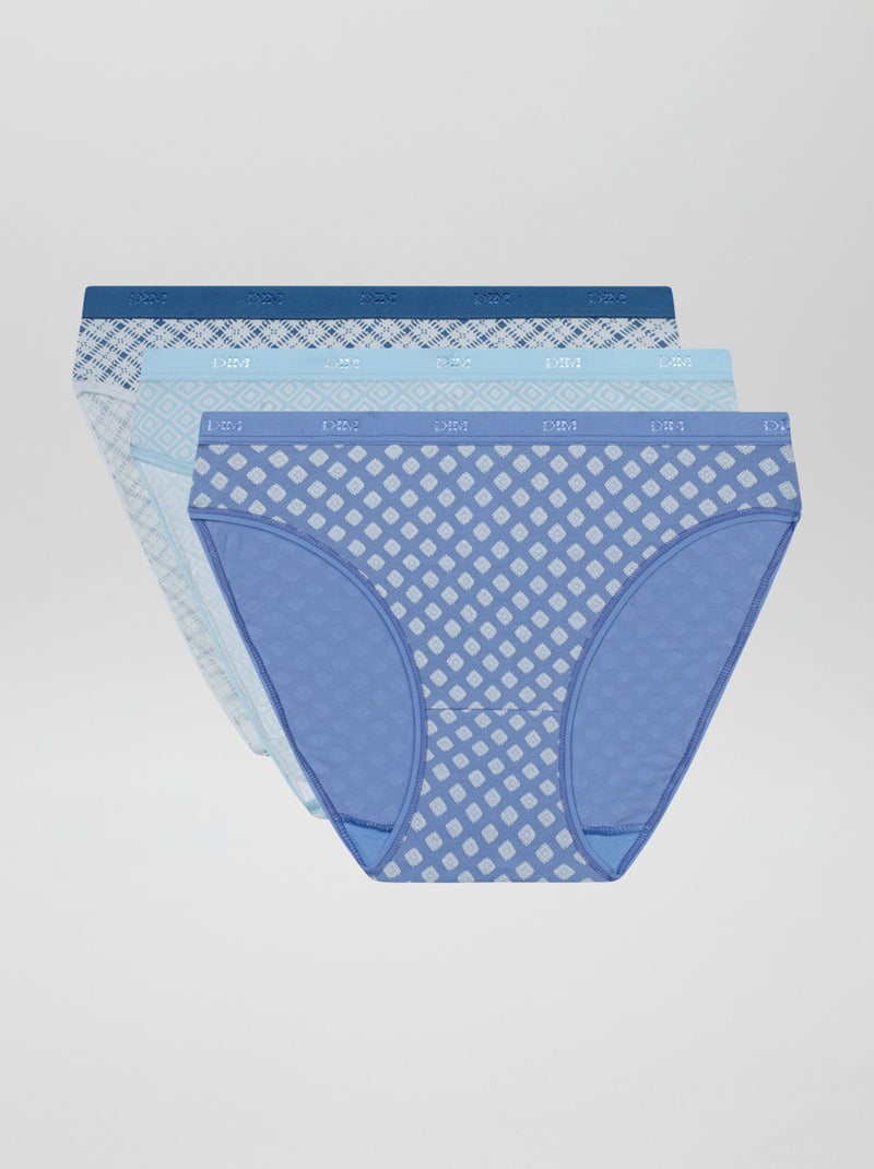 Set di 3 slip 'Dim' BLU - Kiabi