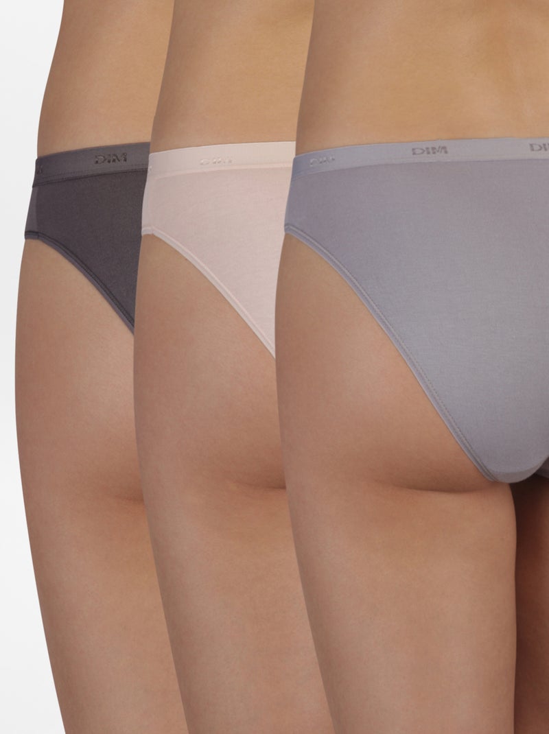 Set di 3 slip 'DIM' MARRONE - Kiabi