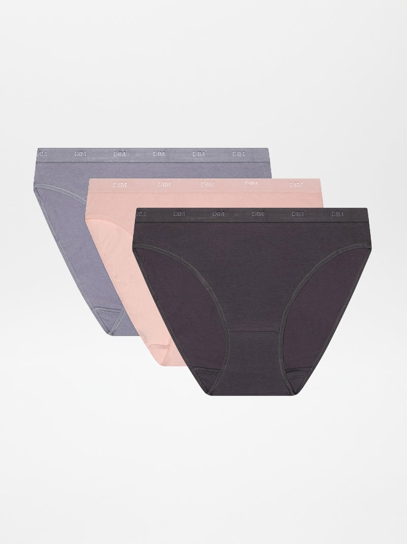 Set di 3 slip 'DIM' MARRONE - Kiabi
