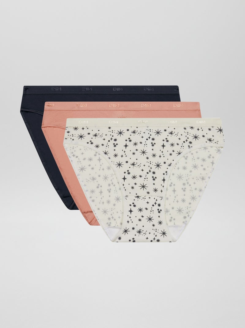 Set di 3 slip 'Dim' ROSA - Kiabi