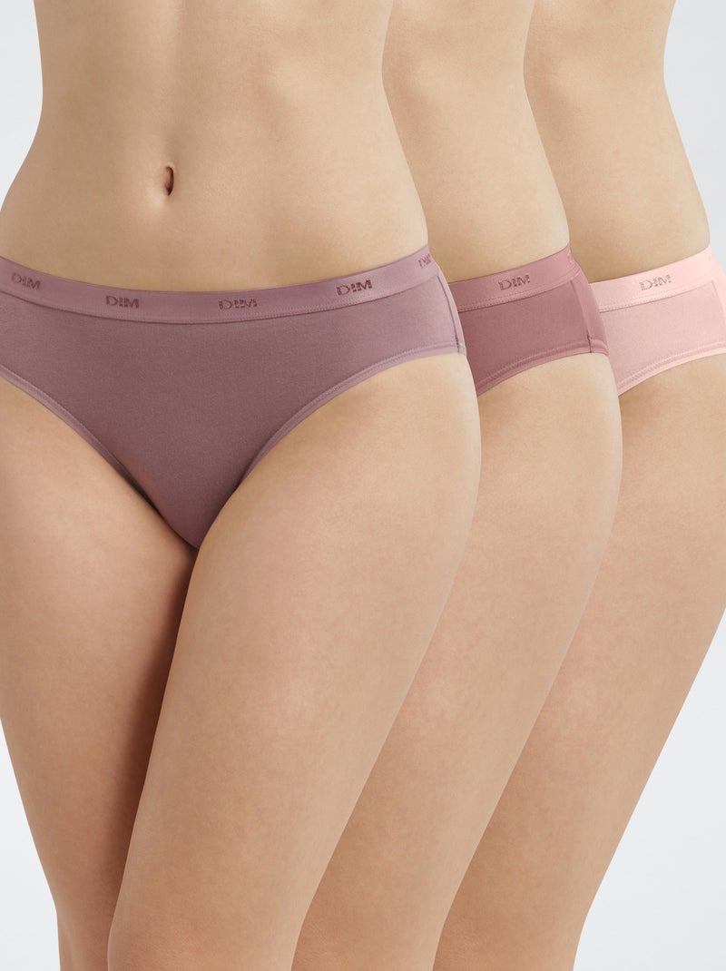 Set di 3 slip 'Dim' Rosa - Kiabi