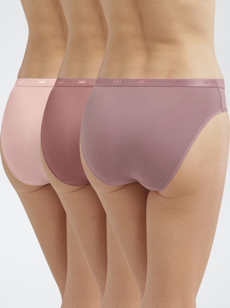 Set di 3 slip 'Dim' Rosa - Kiabi
