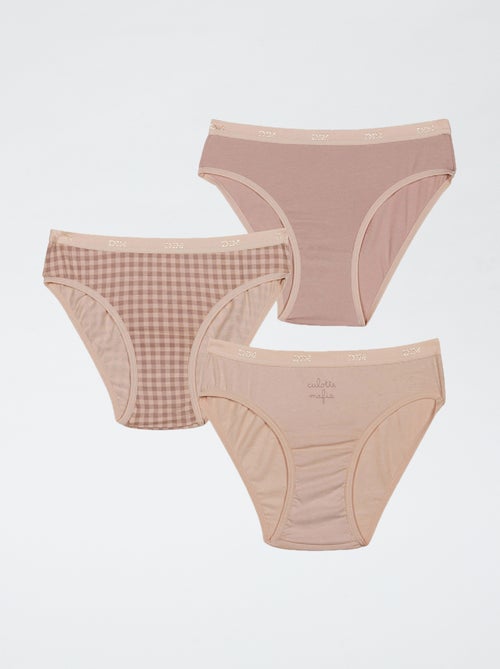 Set di 3 slip 'DIM' - Kiabi