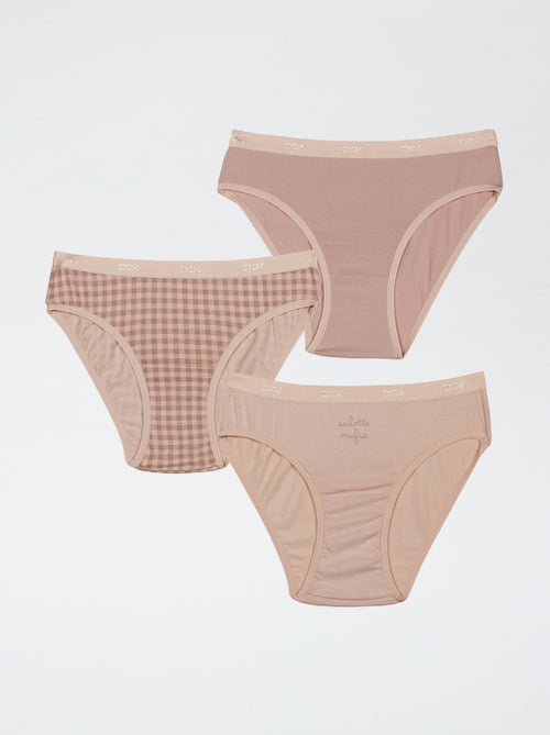 Set di 3 slip 'Dim' - Kiabi
