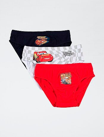 Set di 3 slip 'Disney' 'Cars' in cotone