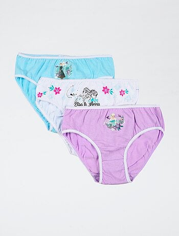 Set di 3 slip 'Disney' 'Frozen - Il regno di ghiaccio'