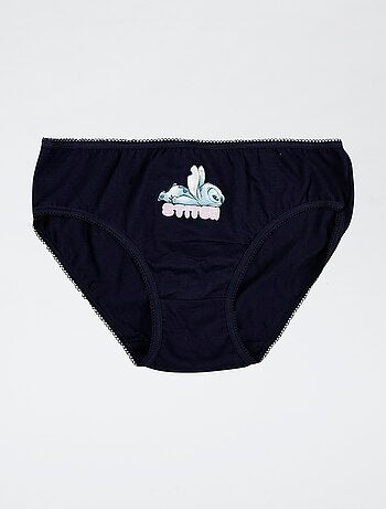 Set di 3 slip 'Disney' 'Stitch' in cotone