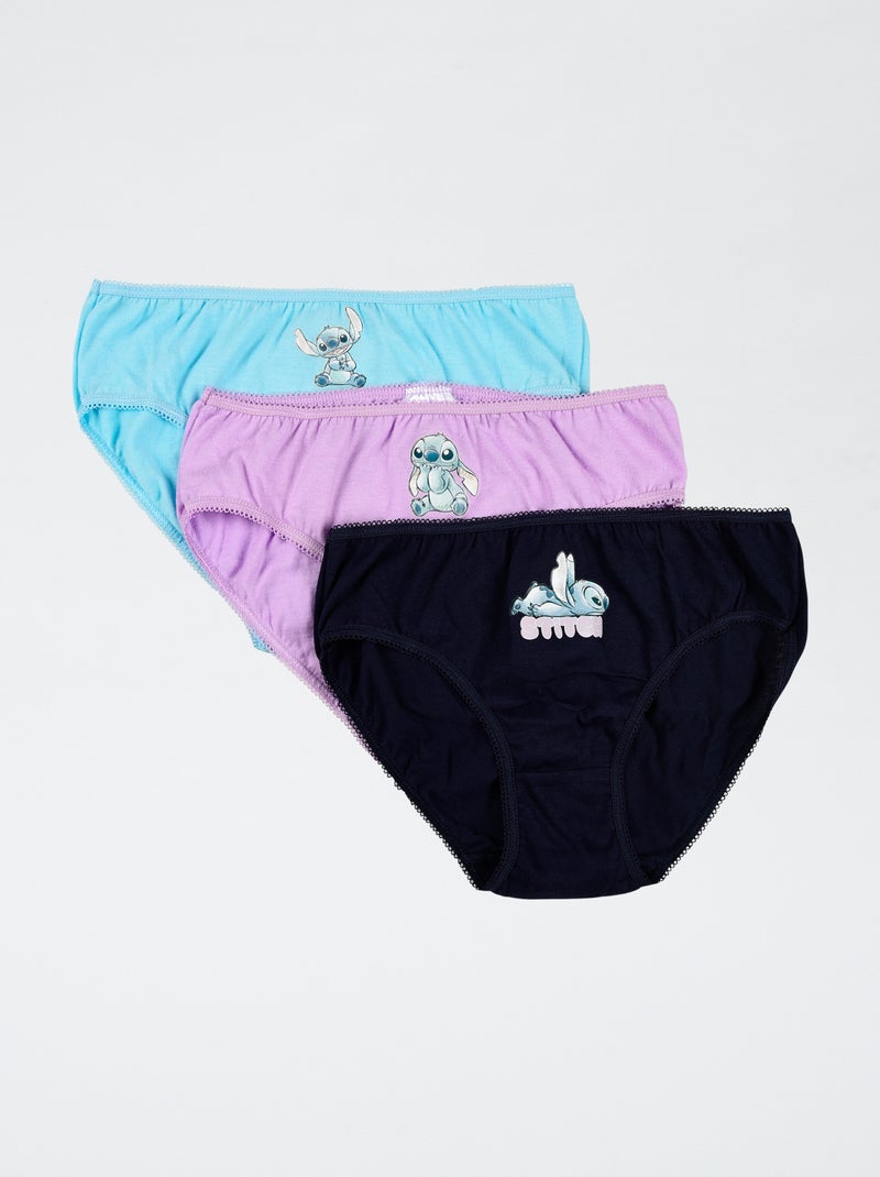 Set di slip 'Disney' 'Stitch' in cotone Blu Bambina