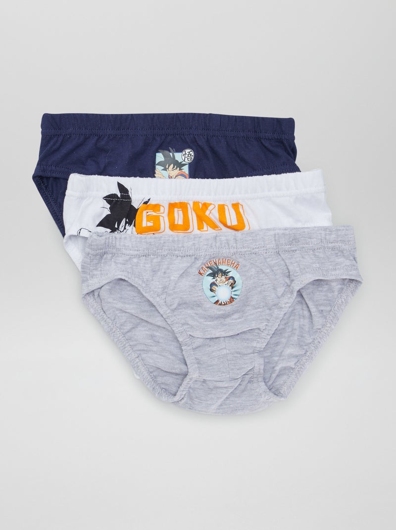 Set di 3 slip 'Dragon Ball Z' GRIGIO - Kiabi