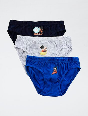 Set di 3 slip 'Dragonball' in cotone