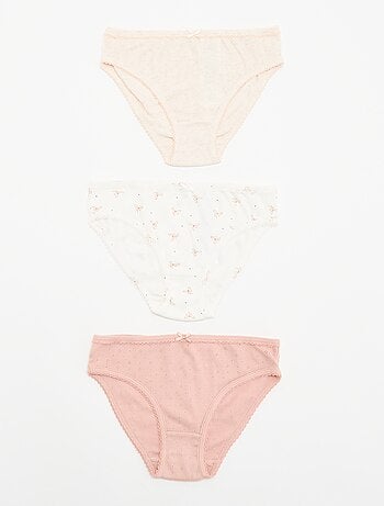 Set di 3 slip fantasia