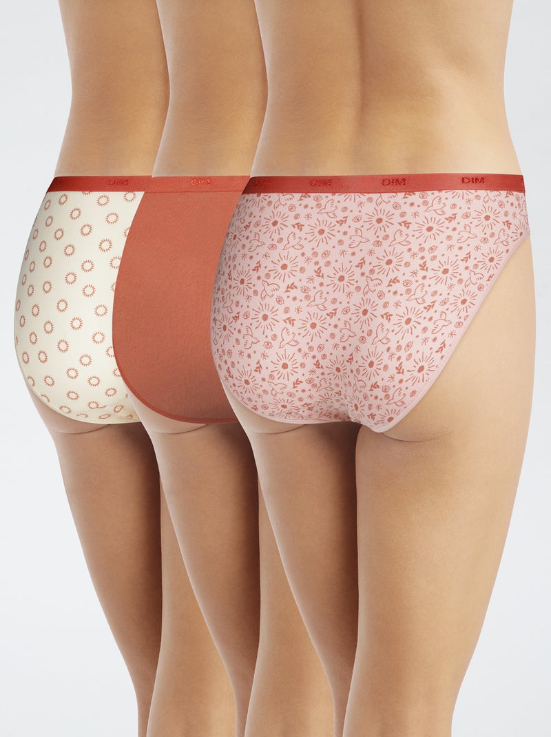 Set di 3 slip fantasia 'DIM' Giallo - Kiabi