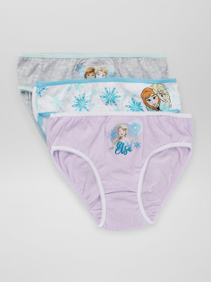 Set di 3 slip 'Frozen' BLU - Kiabi