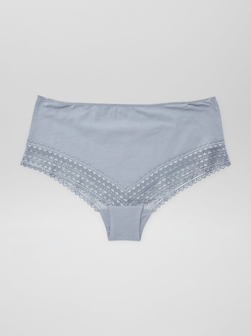 Set di 3 slip GRIGIO - Kiabi