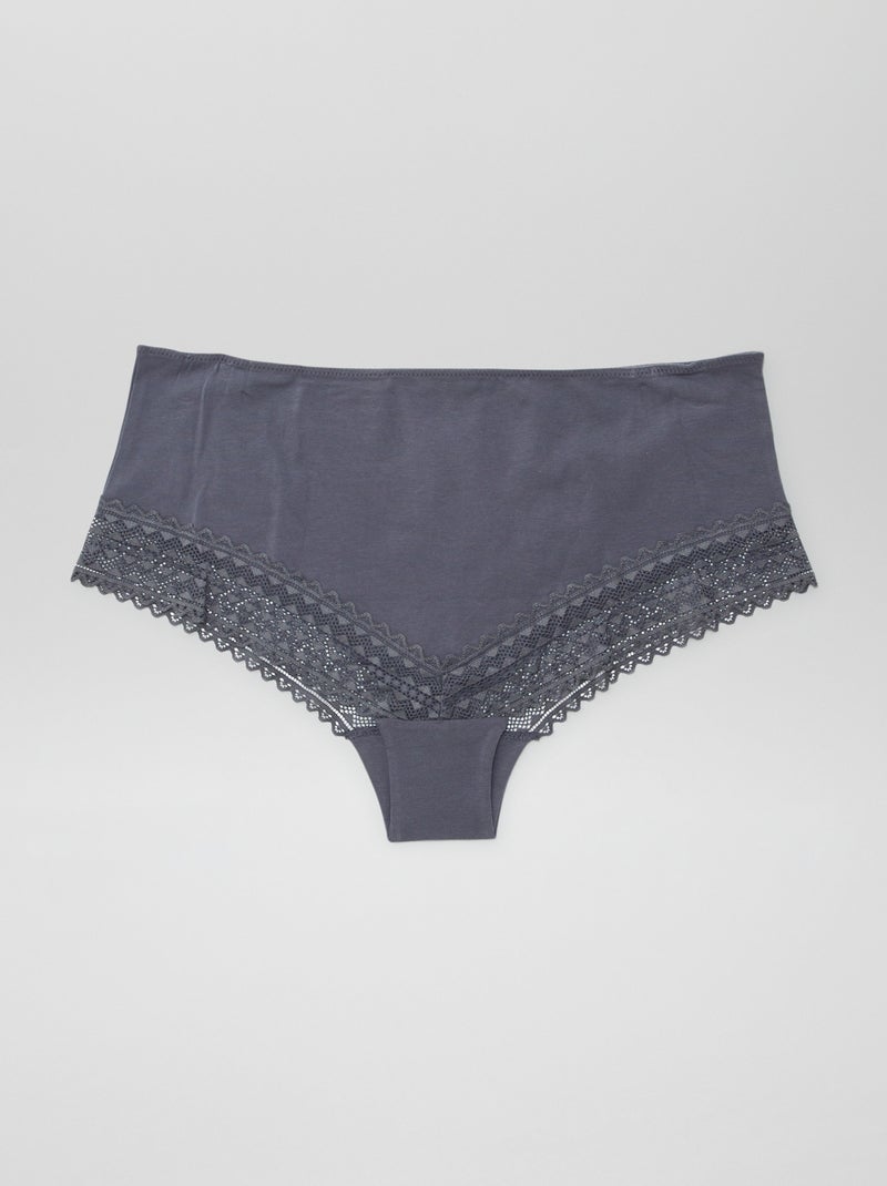 Set di 3 slip GRIGIO - Kiabi