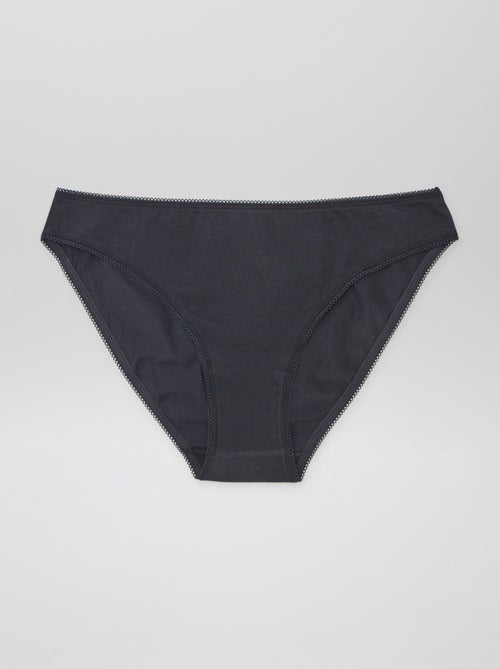 Set di 3 slip in cotone - Kiabi