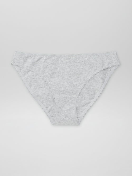 Set di 3 slip in cotone - Kiabi