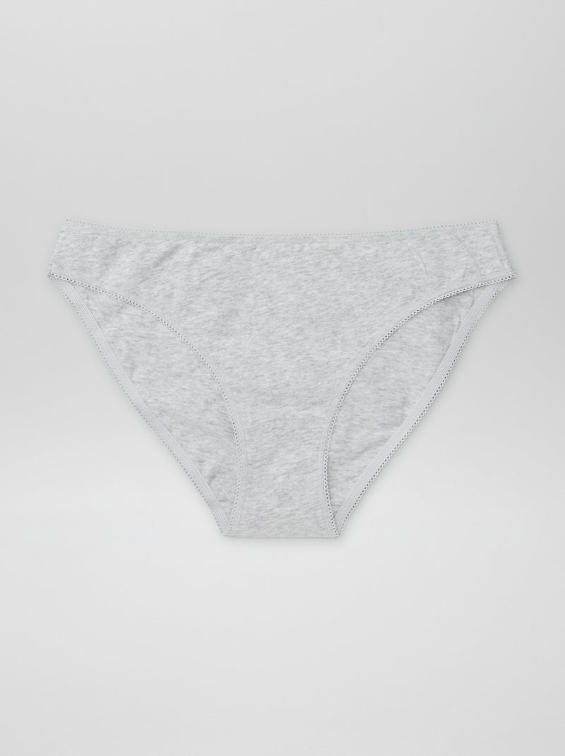 Set di 3 slip in cotone BEIGE - Kiabi