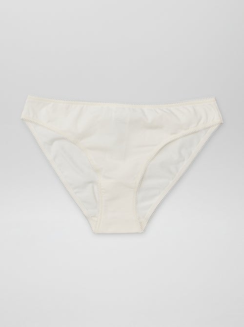 Set di 3 slip in cotone - Kiabi