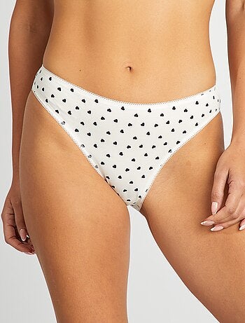 Set di 3 slip in cotone