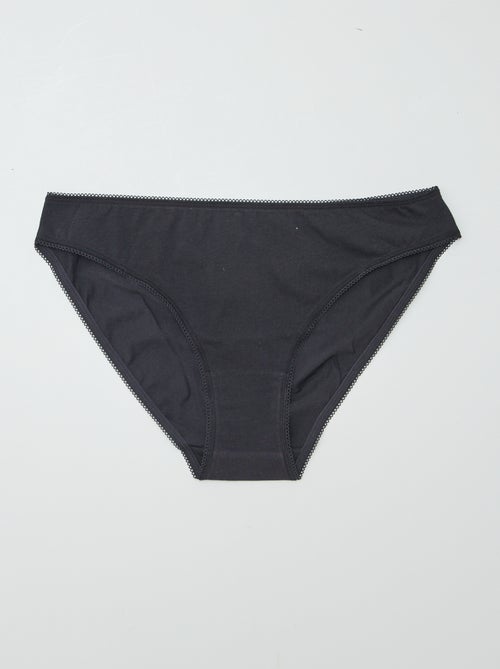 Set di 3 slip in cotone - Kiabi