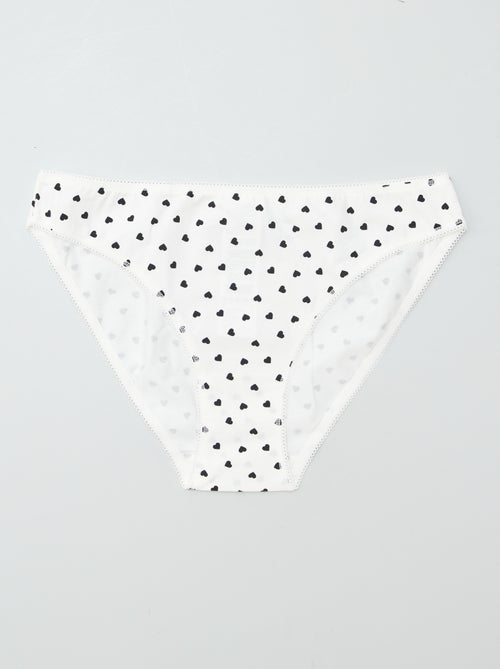 Set di 3 slip in cotone - Kiabi