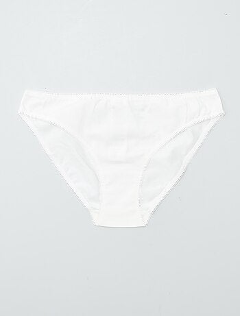 Set di 3 slip in cotone