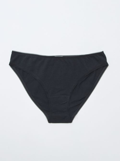 Set di 3 slip in cotone - Kiabi