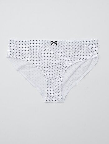 Set di 3 slip in cotone stretch