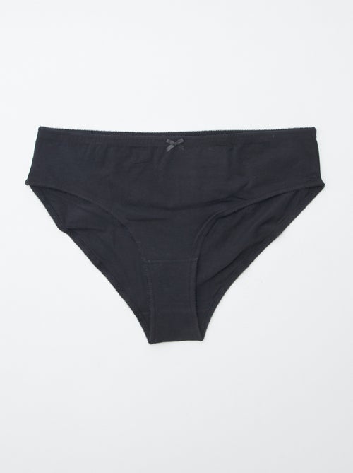 Set di 3 slip in cotone stretch - Kiabi