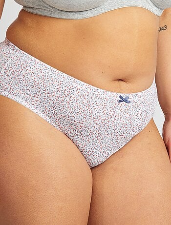 Set di 3 slip in cotone stretch