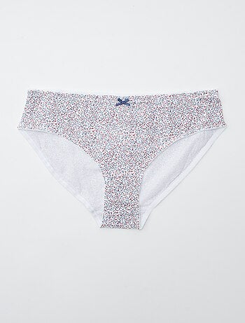 Set di 3 slip in cotone stretch