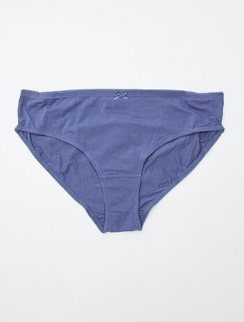 Set di 3 slip in cotone stretch