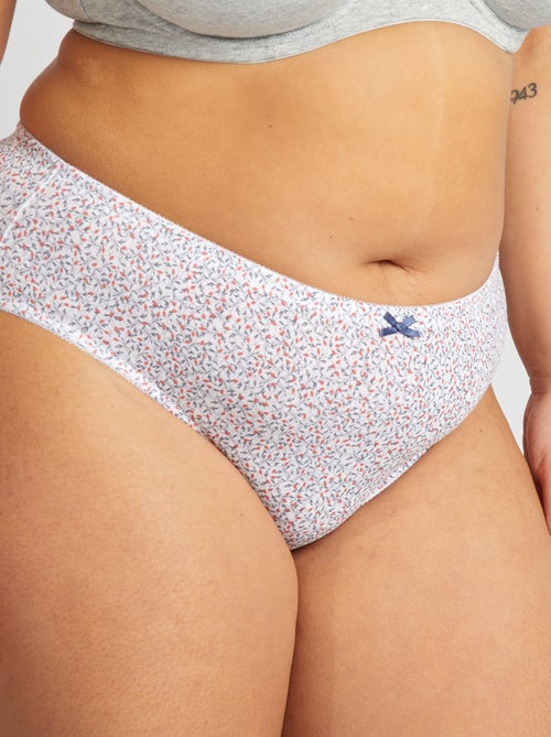 Set di 3 slip in cotone stretch - Kiabi