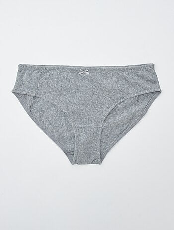 Set di 3 slip in cotone stretch