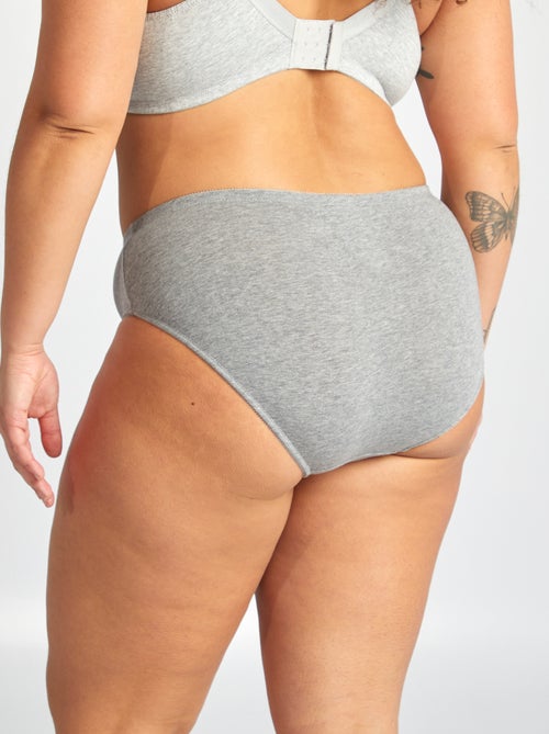 Set di 3 slip in cotone stretch - Kiabi