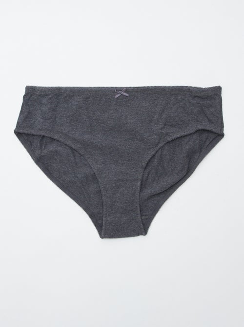 Set di 3 slip in cotone stretch - Kiabi