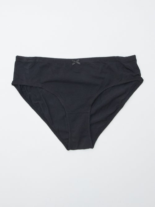 Set di 3 slip in cotone stretch - Kiabi